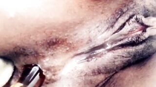 PrettyAnalPrincess Pounds Dark hole w Glass Plug. Gape Me Dad.