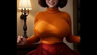 Velma Dinkley in real life shows her underclothes