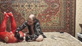 Anal sex-toy masturbation russian amateur homemade