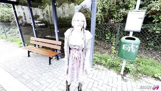 POV Anal Creampie Sex for slender Bavarian blond Hotty after Oktoberfest Pick Up at Bus Stop