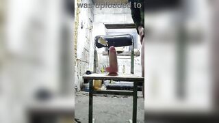 Homosexual screws his anal with a 10-inch knob! the 1st sex after a lengthy break!