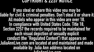 Award Winning Milf Julia Ann & Finger Banged By Nicki Hunter