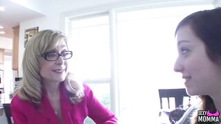 SEXYMOMMA - Cougar stepmom gives her twat to young cutie