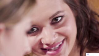 Road trip turns into a wild lesbian foursome