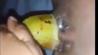 Jessica La Negra Masturbandose Con Un Platano y Pide A Grito