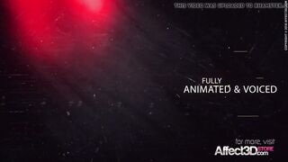 Lesbian futanari cosplay 3d animation