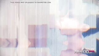 Lesbian futanari cosplay 3d animation