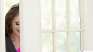 Redhead boss waiting for the right moment