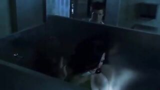 Jenny & Marina Bathroom Lesbian Scene