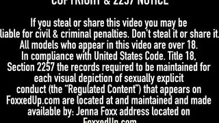 Young Black Jenna Foxx Finger Fucks Blonde Buddy Cristi Ann!