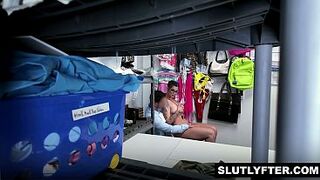 Officer Tony Marzo has to conduct a thorough cavity search to Remy Woods