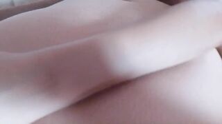 My slim girlfriend suck my schlong, and balls, until a cum on her face - JEZSEXYKA