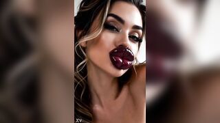 Super fake lips oral job