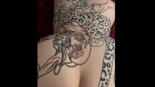 Hot tattooed big beautiful woman PAWG takes knob like a champ