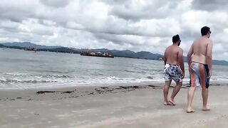 Cumshot in front of everybody. This babe refused to stop until I cum.