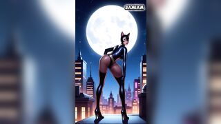 A night in Gotham with Catwoman generated