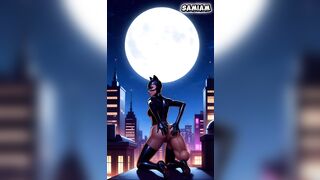 A night in Gotham with Catwoman generated