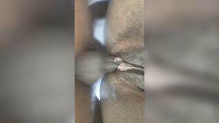 Ebony lover having sex with the married woman with the large clitoris getting her vagina screwed by her spouse.