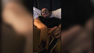 Play with your cunt. Immodest_Ruth finger screws after an fuckfest.