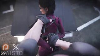 Ada Wong from Resident Cold-blooded gets banged on top of a police car.