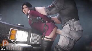 Ada Wong from Resident Cold-blooded gets banged on top of a police car.