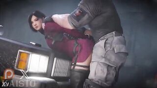 Ada Wong from Resident Cold-blooded gets banged on top of a police car.