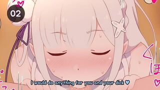 Emilia Desires to Be Impregnated for Christmas! Give Her Your Gift! (Re:Zero) (Public Version)