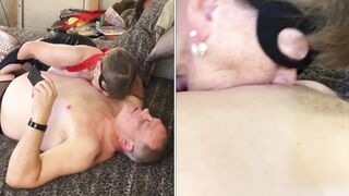 Aged big beautiful woman Elastigirl cosplay blow job