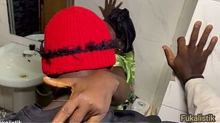 Sneaky Banging my neighbours wife in the WC raw bbc