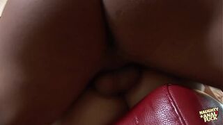 Paige Ashley engaged in anal-plug with Keni Styles and his companion.