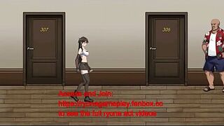 Nice-looking lady has sex in erotic comics ryona gameplay