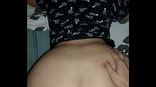 My stepmother comes home tired from work and I cum in her twat!!