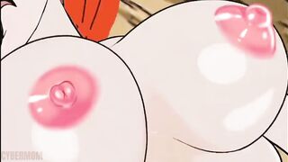 Bitch Wife Oral-job to Neighbour and Doesn't Notice Spouse Returns from Work. Wife BBC. Cuckold Spouse. Toon