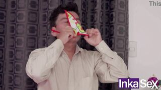 INKA SEX - My Tiny Stepdaughter seduces me during the time that this babe plays.