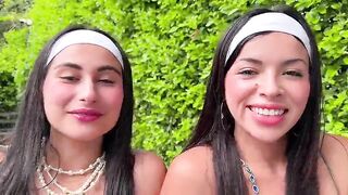 Charming cuties walk around showing off their biggest booties to get screwed (Bucaramanga)