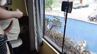 My stepmother caught me spying on her and gave me her snatch.