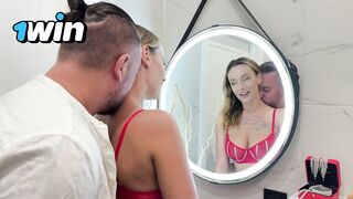 I drilled a hotty in the shower in the throat and cunt and finished inside her cunt.