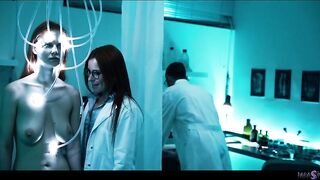 Avid Scientist Drilled By Her Lesbo Frankenstein Monster In Parasited Cunt Eating Possession