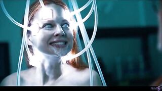 Avid Scientist Drilled By Her Lesbo Frankenstein Monster In Parasited Cunt Eating Possession