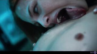Avid Scientist Drilled By Her Lesbo Frankenstein Monster In Parasited Cunt Eating Possession