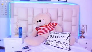 Cute red-haired otaku hotty gets on all fours totally stripped and sticks a plug in her butt