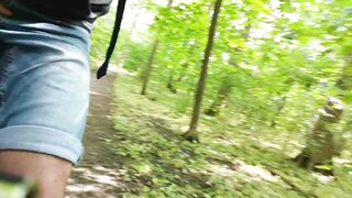 An granddad saw me masturbating and kicked me without the forest