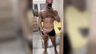 Giant load explosion over the mirror