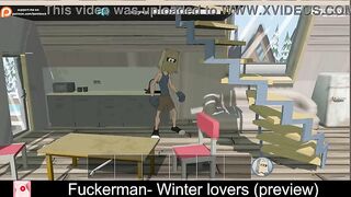 Fuckerman- Winter lovers (preview) Action, 2D, CG, Adult, Toon, fuckerman, Fur, futa, game, NSFW, winter