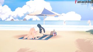 Hinata is my beauty but sakura get jealous - having sex on the beach and trio - Naruto - Short