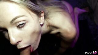 Slim German Gamer Cutie Vivi Vallentine give intensive POV Amateur Oral-job and drink his cum