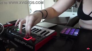 Let's make some tunes DJ angel who has a foot fetish