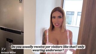 My step sister's superlatively good ally acts blameless, but this babe's a doxy in couch and asked me to stick it all in her.