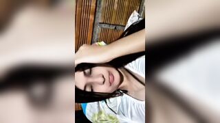 Yulieth Gomez touches herself and shows off her large boobs