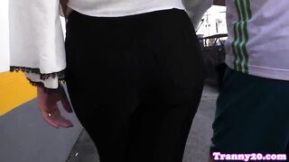 Bigtit transsexual assfucking her boyfriend